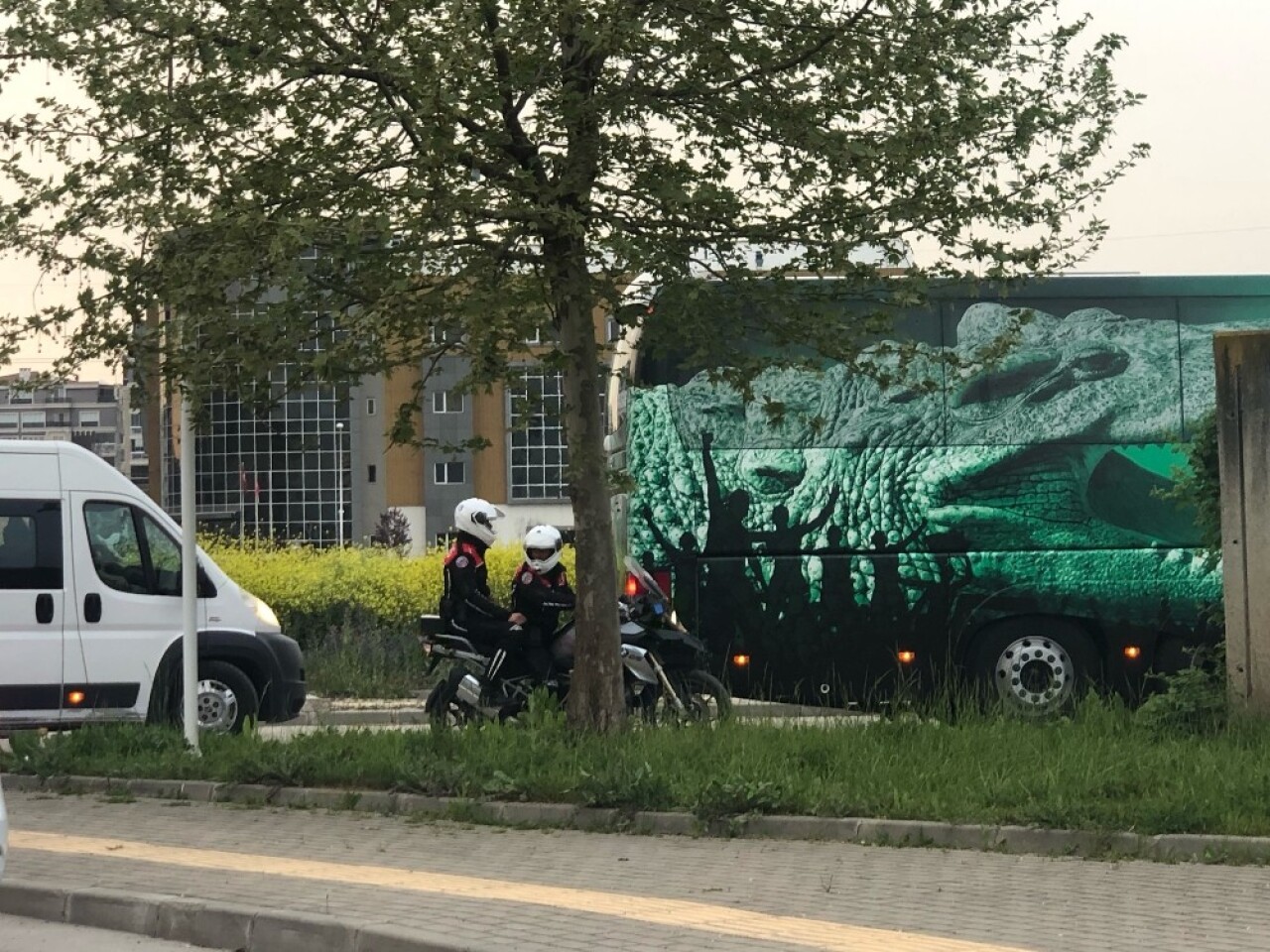 Düşme hattında yer alan Bursaspor’a polisten yoğun önlem