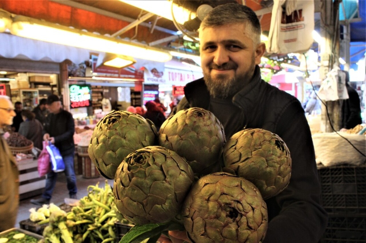 (Özel) Pazarda en az fiyatı artan sebze enginar