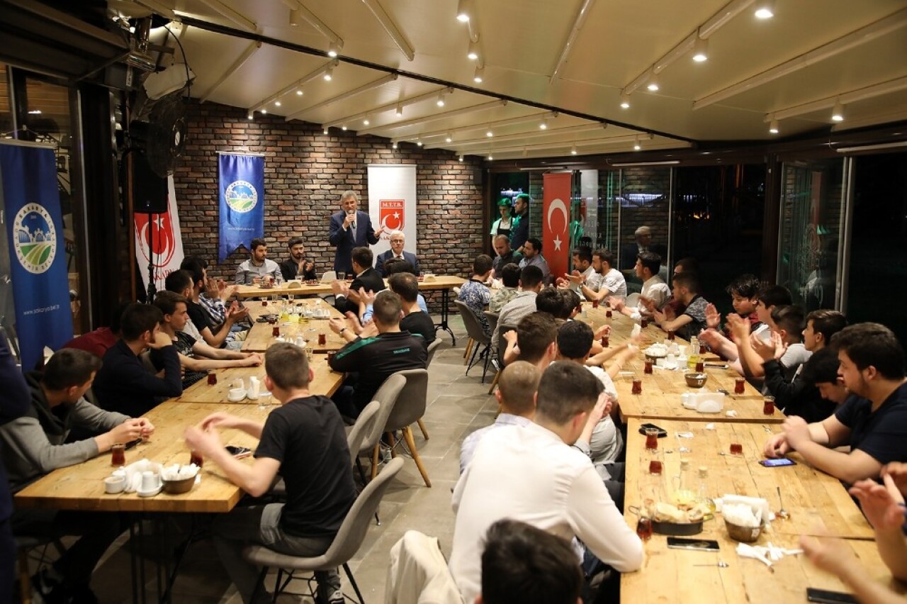 Başkan Ekrem Yüce MTTB İl teşkilatı üyeleriyle bir araya geldi