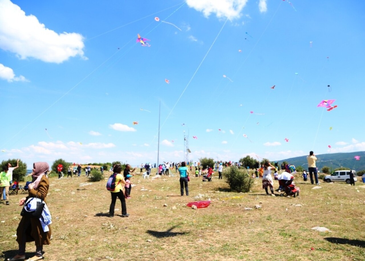 Gölyazı uçurtmalarla renklendi