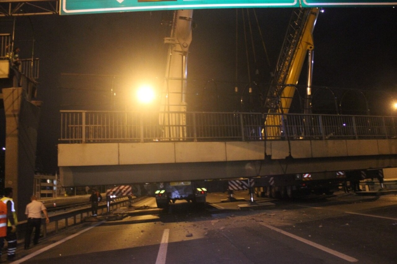 Metris Kavşağında bağlantı ve yan yol çalışmalarında sona gelindi