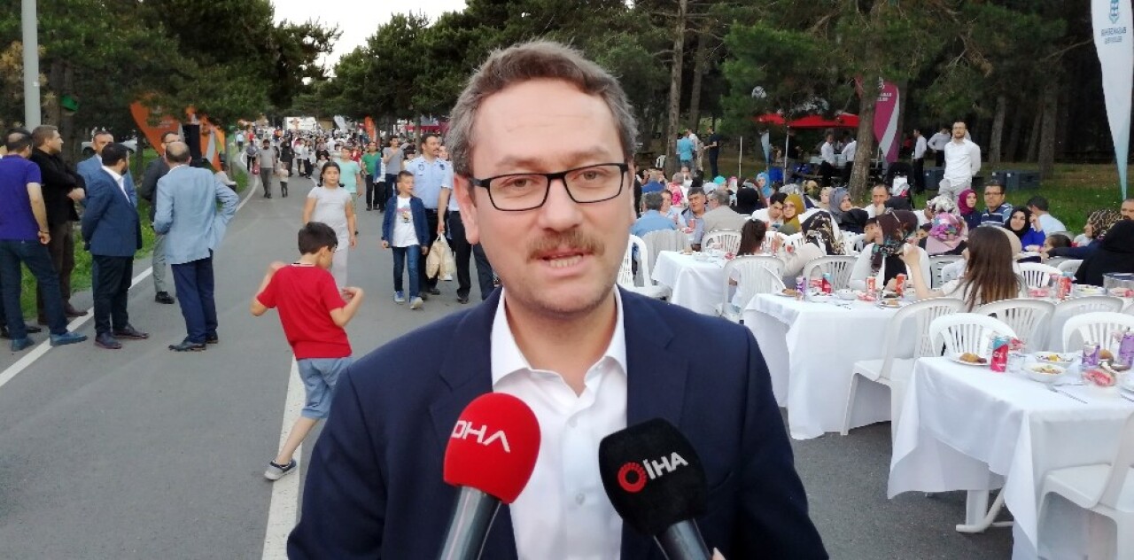 Şamlar Tabiat Parkı’nda 3 bin kişi iftarda buluştu