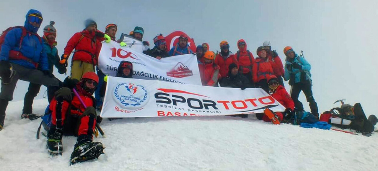 100. Yılında 19 Mayıs Erciyes Dağı Tırmanışı Tamamlandı