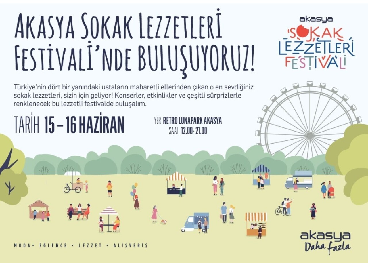 Akasya Sokak Lezzetleri Festivali 15 Haziran’da başlıyor