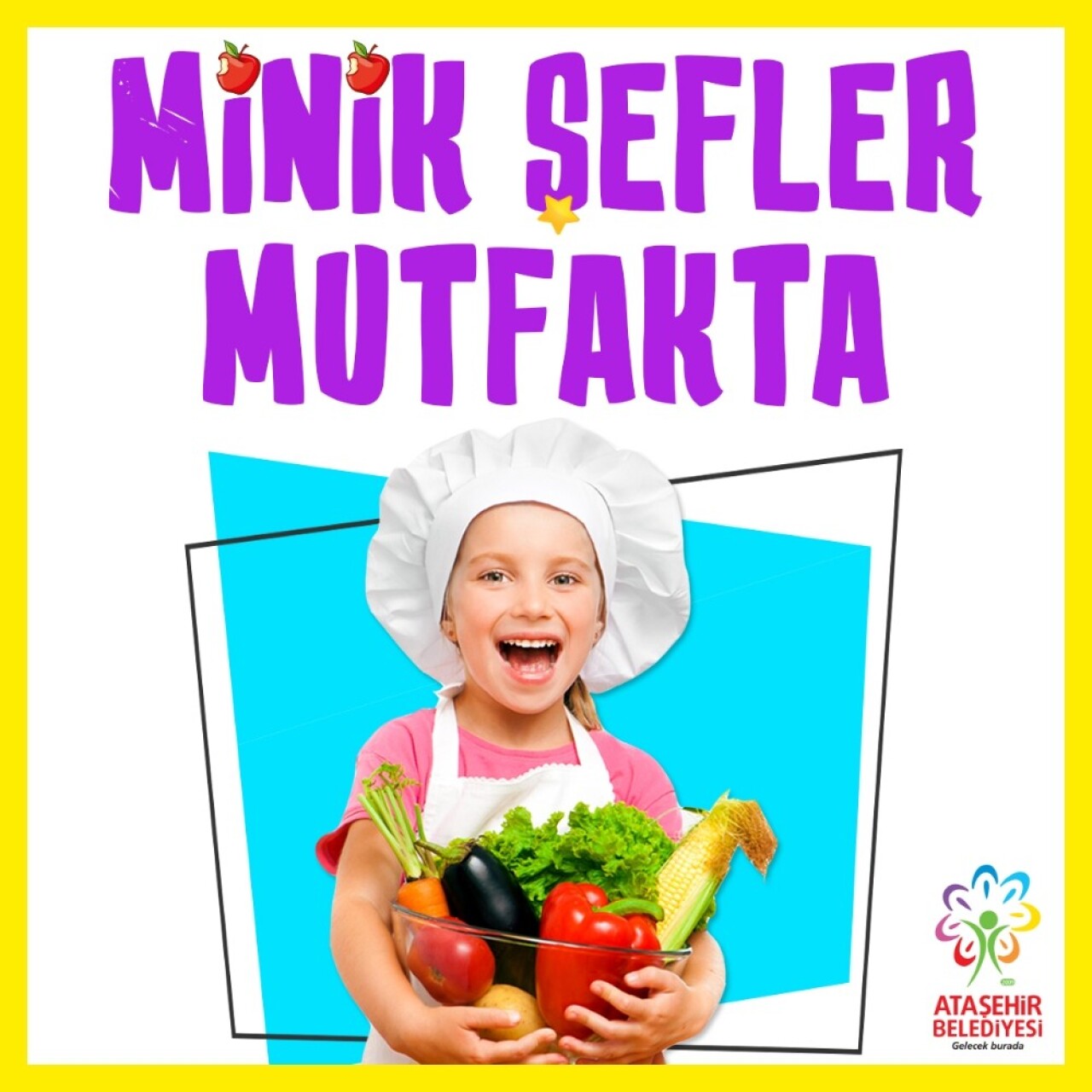 Ataşehir Belediyesi minik şefleri mutfağa davet ediyor