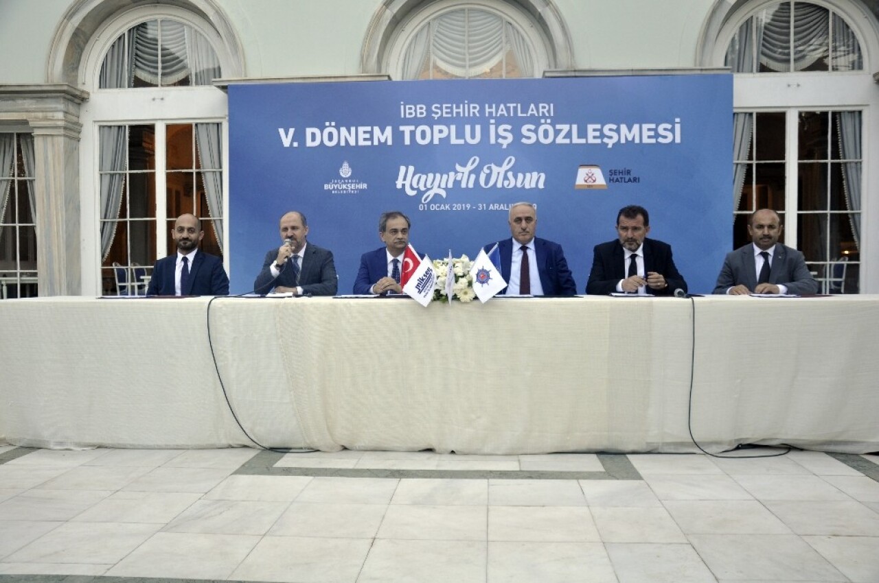 İBB Şehir Hatları’nda yüzleri güldüren toplu iş sözleşmesi imzalandı
