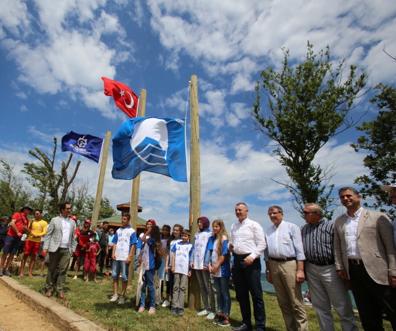 Kocaeli’nin sahilleri 6. mavi bayrağı aldı