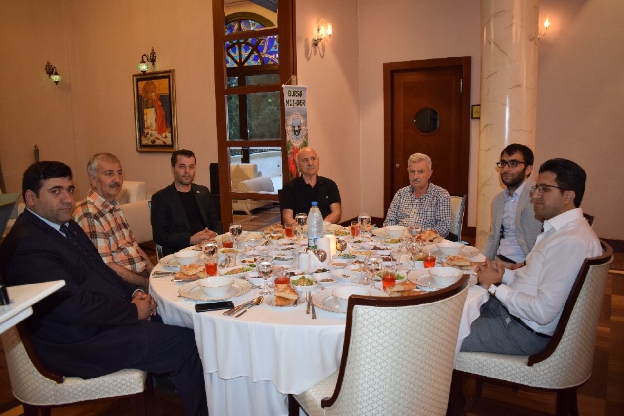 Muş’lu işadamları Bursa’daki iftarda buluştu