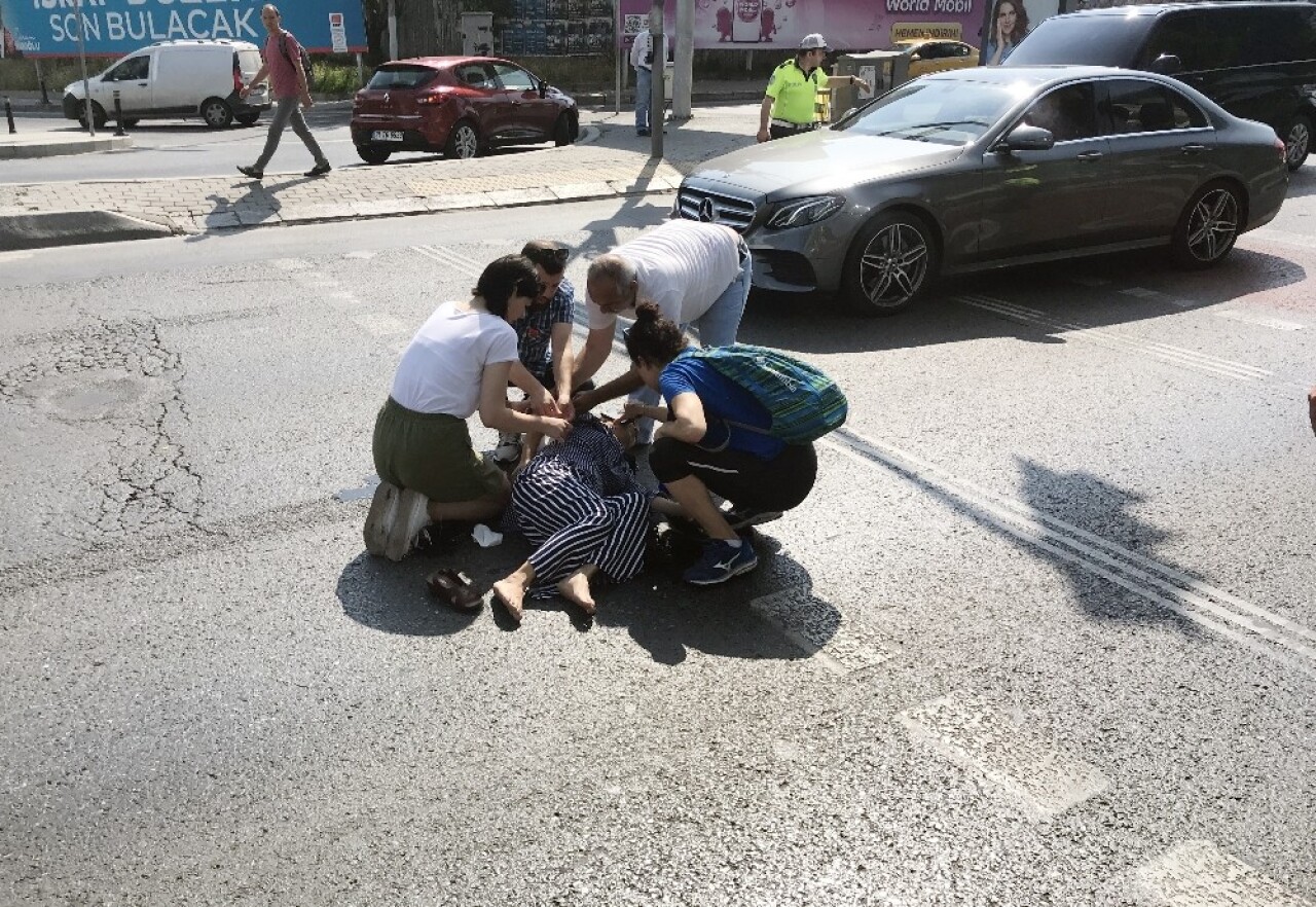 (Özel) Beşiktaş’ta kadına çarpan sürücü bir an olsun başından ayrılmadı