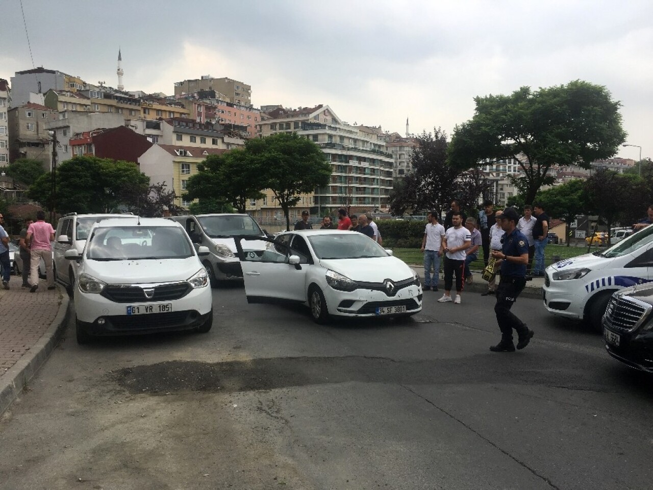 Şişli’de banka takipli gasp