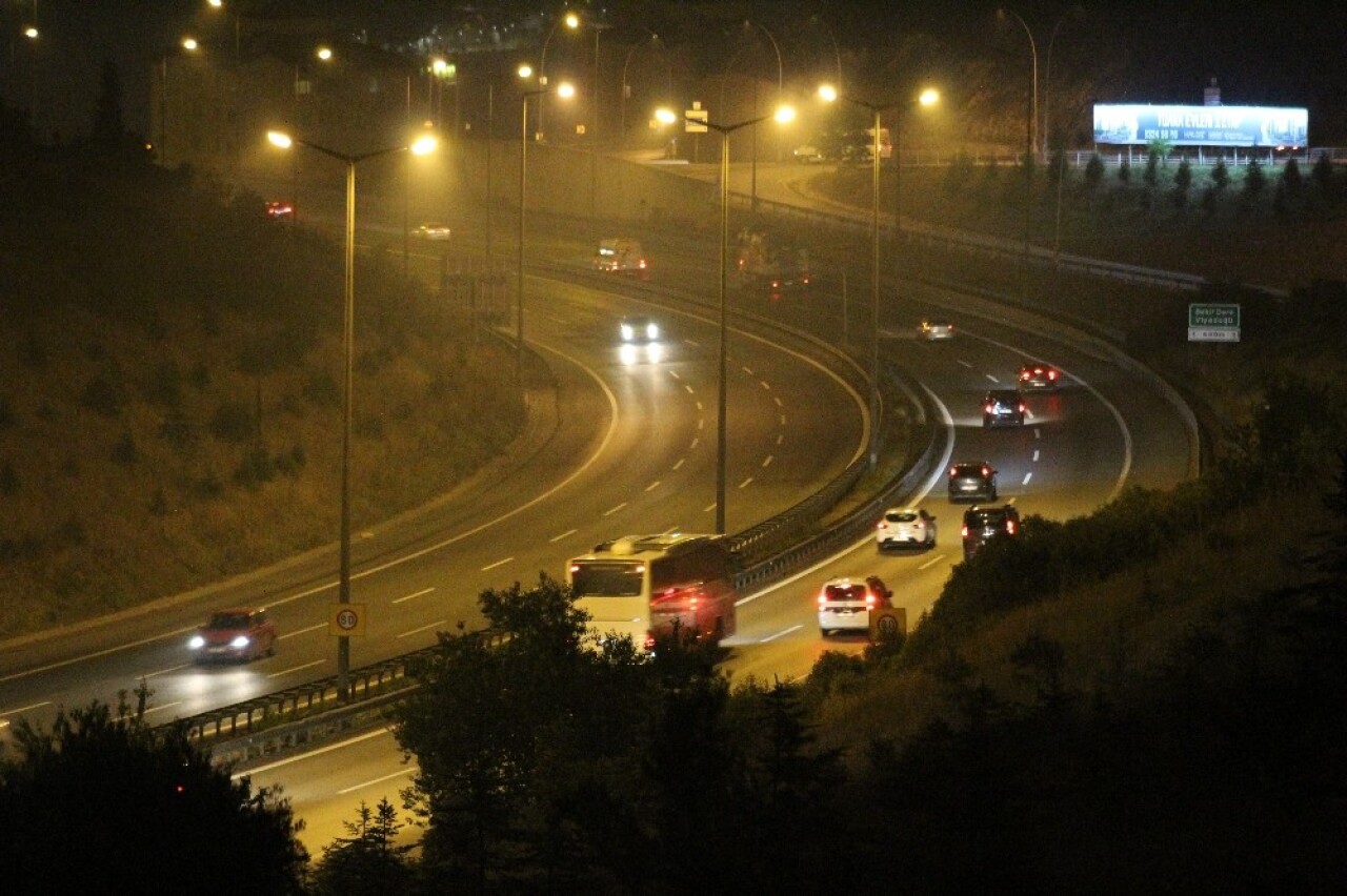 TEM’deki yoğunluk yerini akıcı bir trafiğe bıraktı