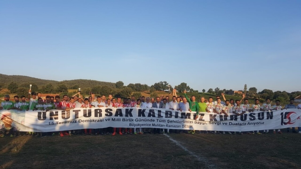 15 Temmuz kahramanı adına futbol turnuvası yapıldı