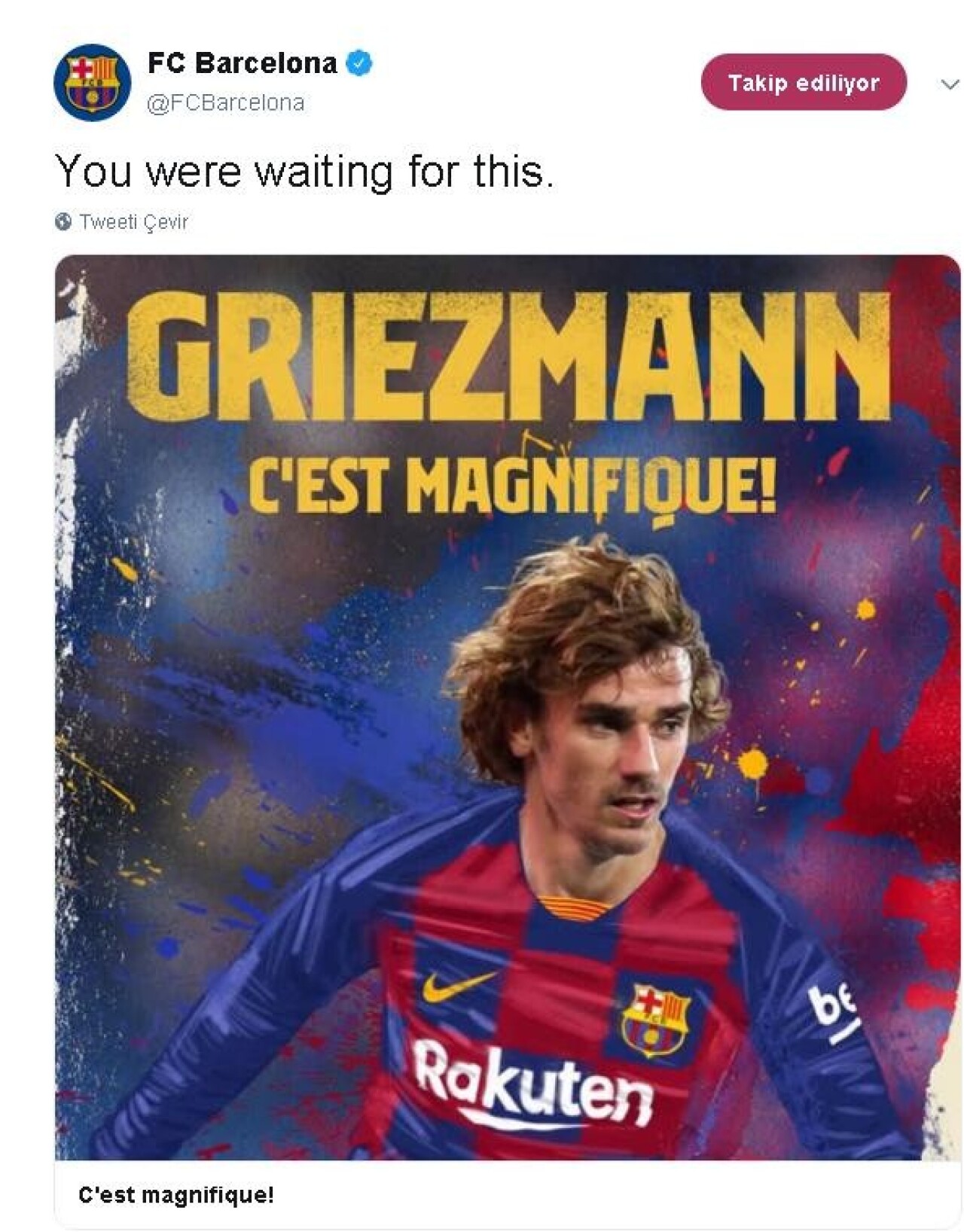 Barcelona, Griezmann’ı kadrosuna kattı