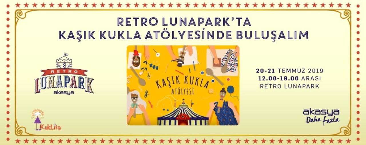 Çocuklar, Akasya’da kukla yapmayı öğrenecek