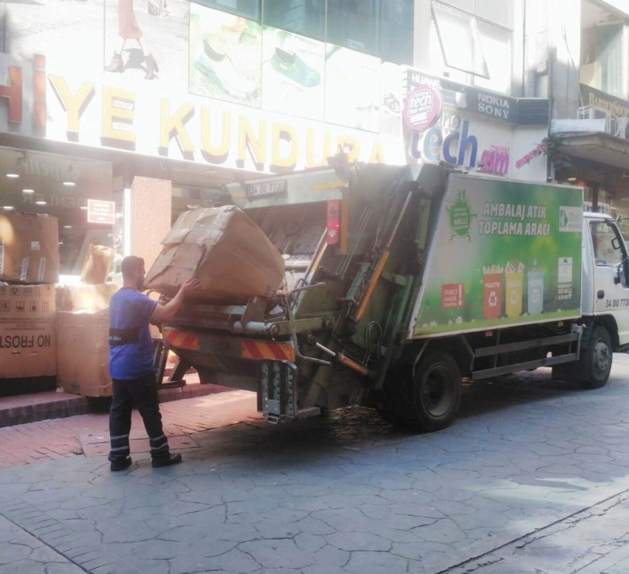 İzmit’te ayda 600 ton kağıt toplanıyor