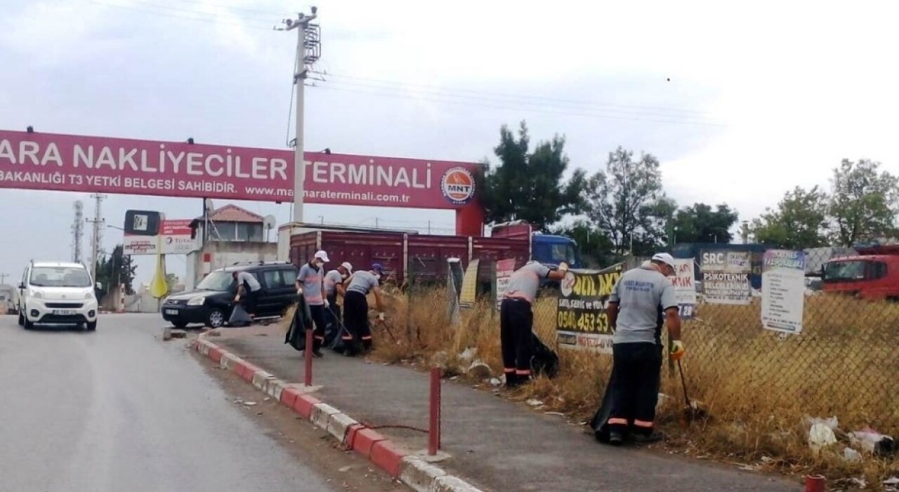 Nakliyeciler Terminali’nde kapsamlı temizlik yapıldı