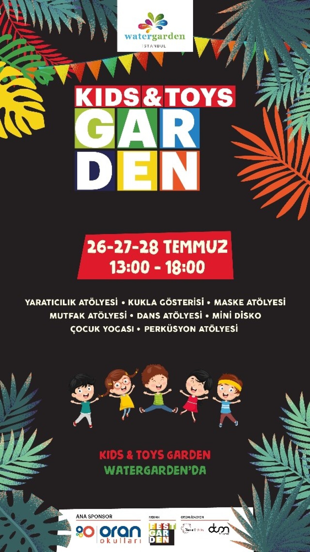 Watergarden İstanbul çocuklara eğlence dolu bir dünyanın kapılarını aralıyor