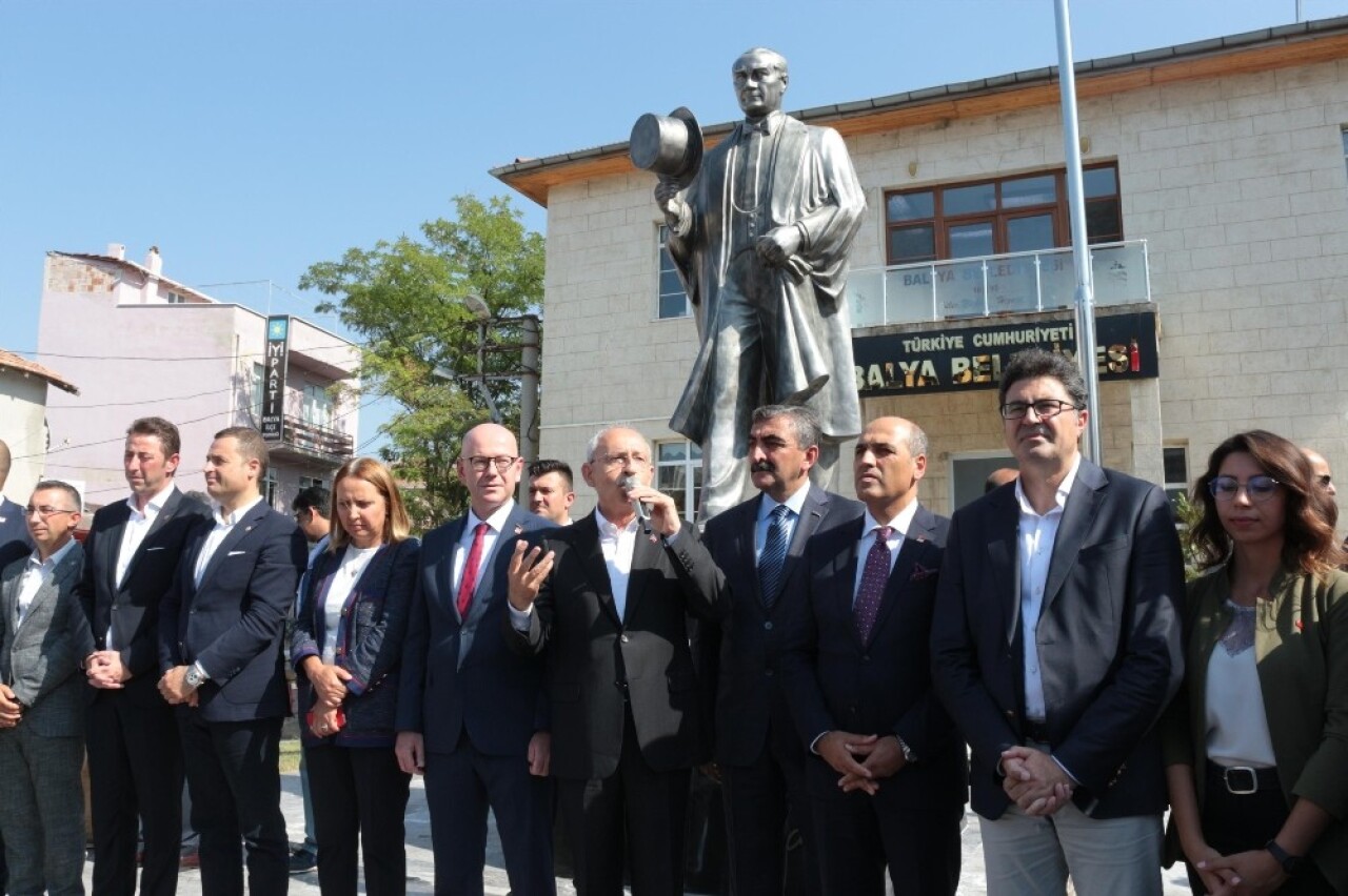 CHP Genel Başkanı Kılıçdaroğlu Balya’da