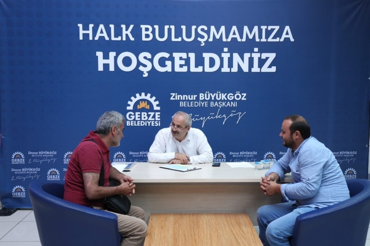 Gebze’de halk buluşmaları sürüyor