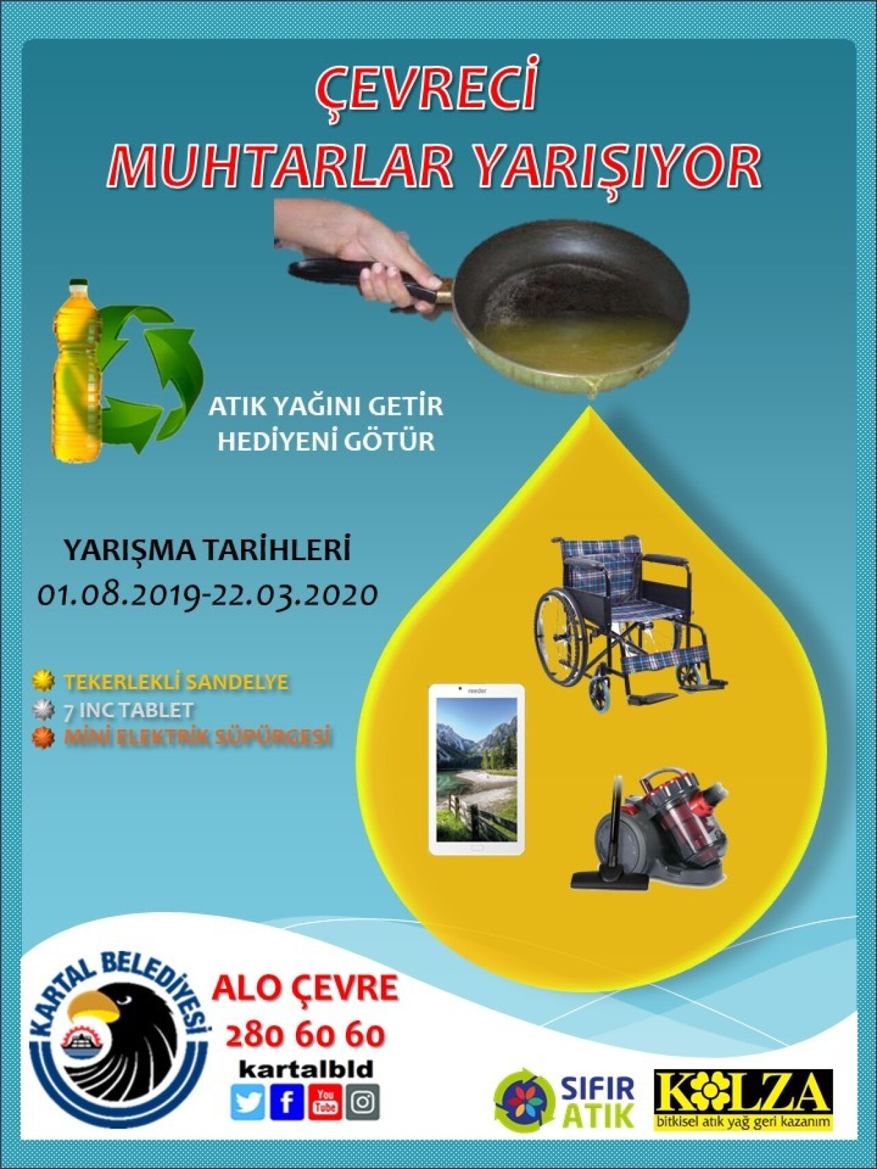 Kartal’ın muhtarları temiz bir çevre için yarışıyor