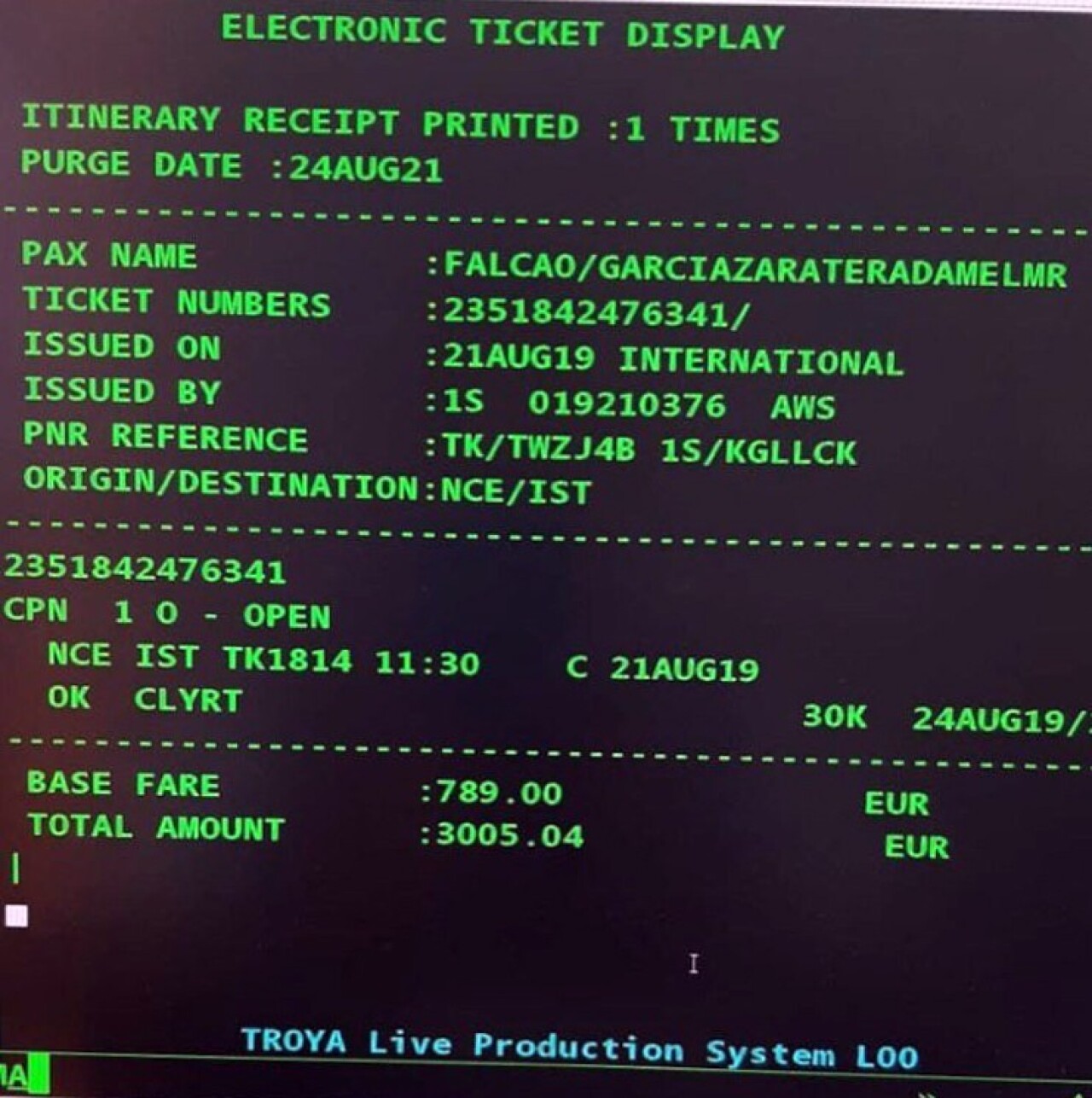 TGS’den sosyal medyadaki Falcao bilet görseline yalanlama