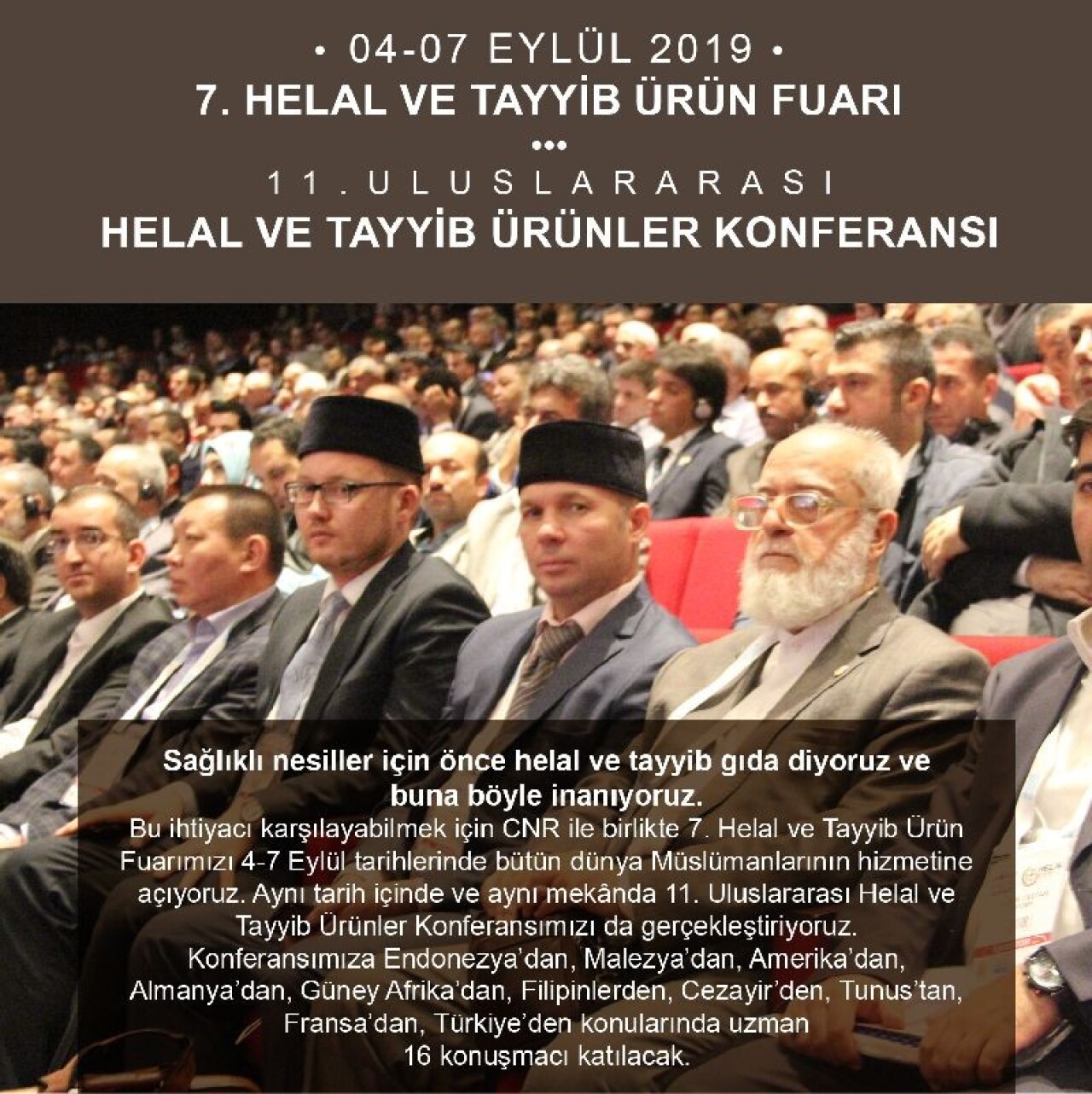 Uluslararası Helal ve Tayyib Konferansı’na sayılı günler kaldı