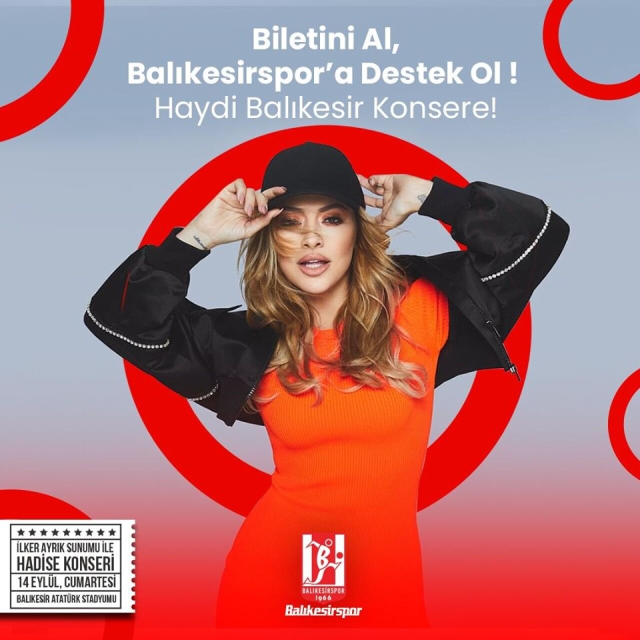 Balıkesirspor’un düzenlediği Hadise konseri ertelendi