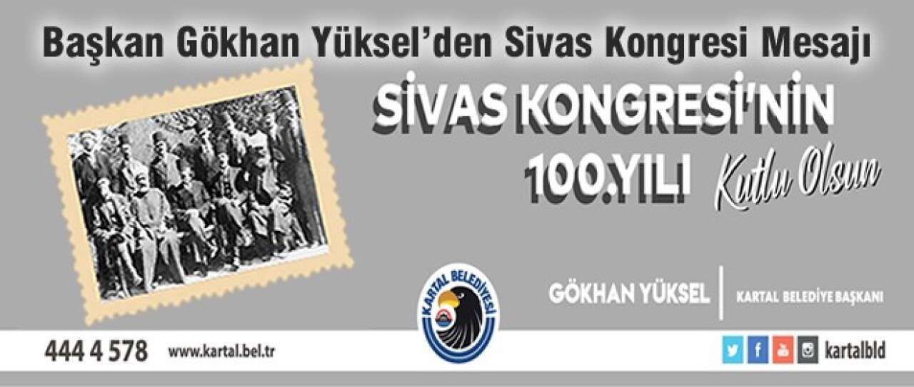 Başkan Yüksel’den Sivas Kongresi’nin 100. yılı mesajı