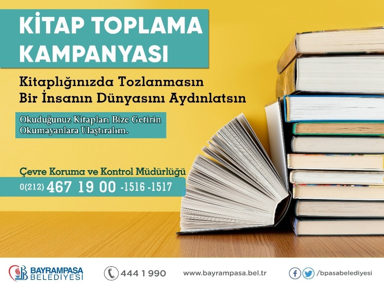 Bayrampaşa Belediyesi’nin kitap toplama kampanyasına büyük ilgi