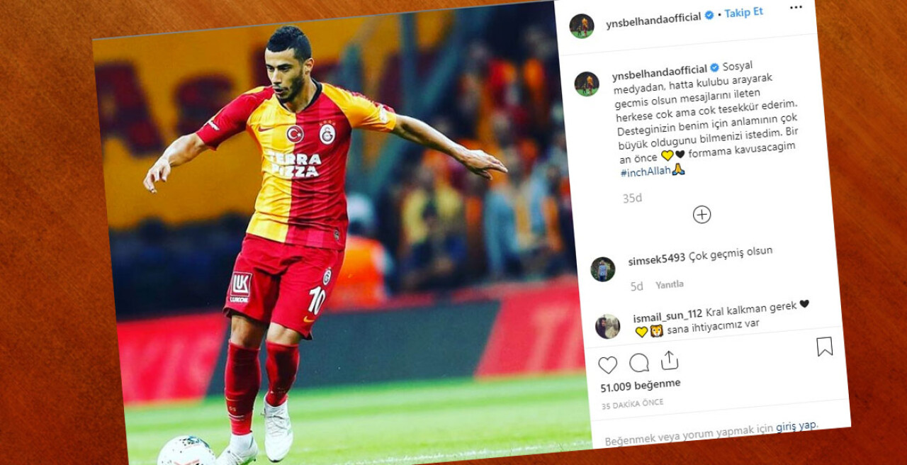 Belhanda’dan taraftarlara teşekkür