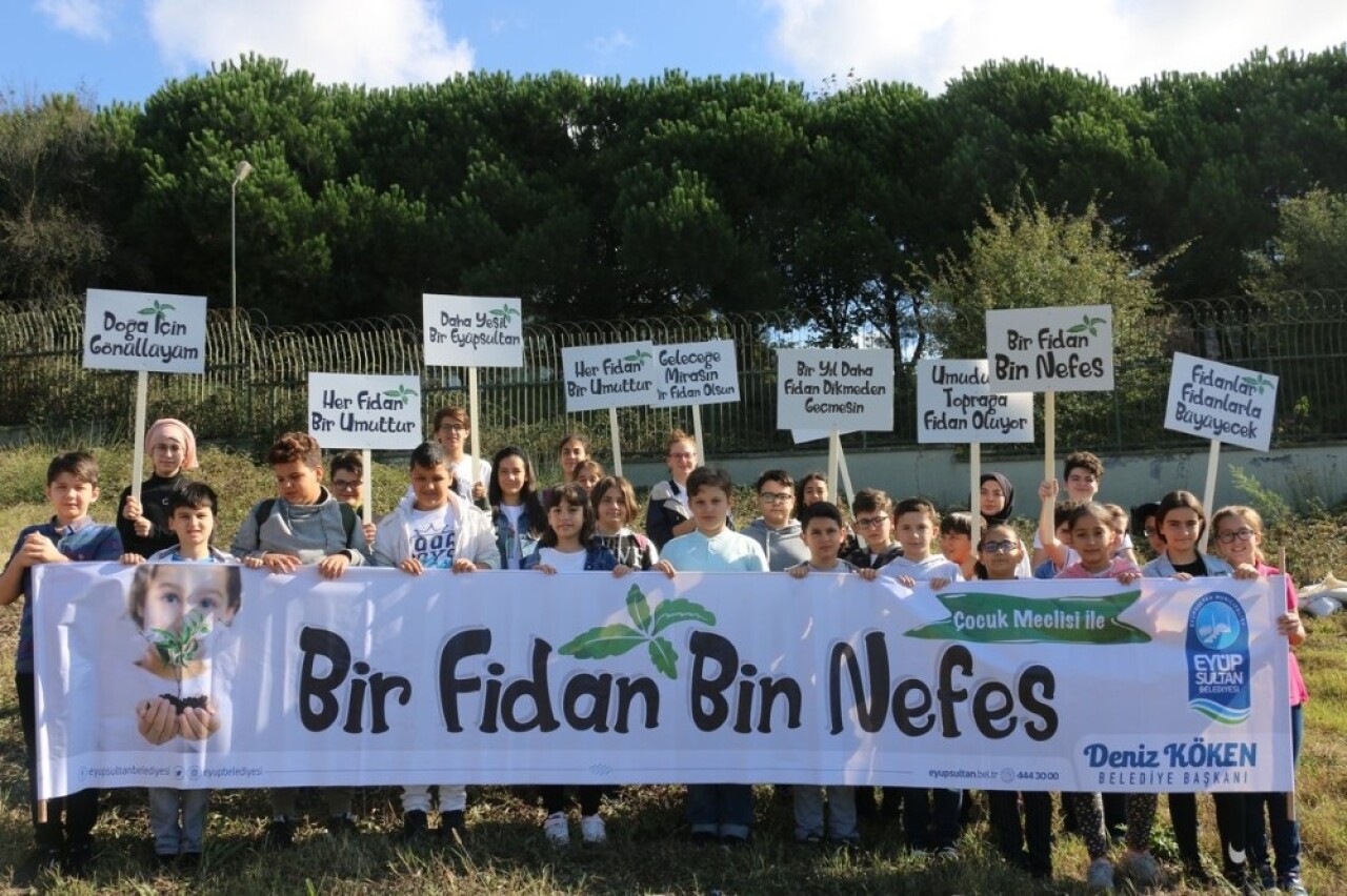 Çocuk Meclisi’nden “Bir Fidan Bin Nefes” kampanyası