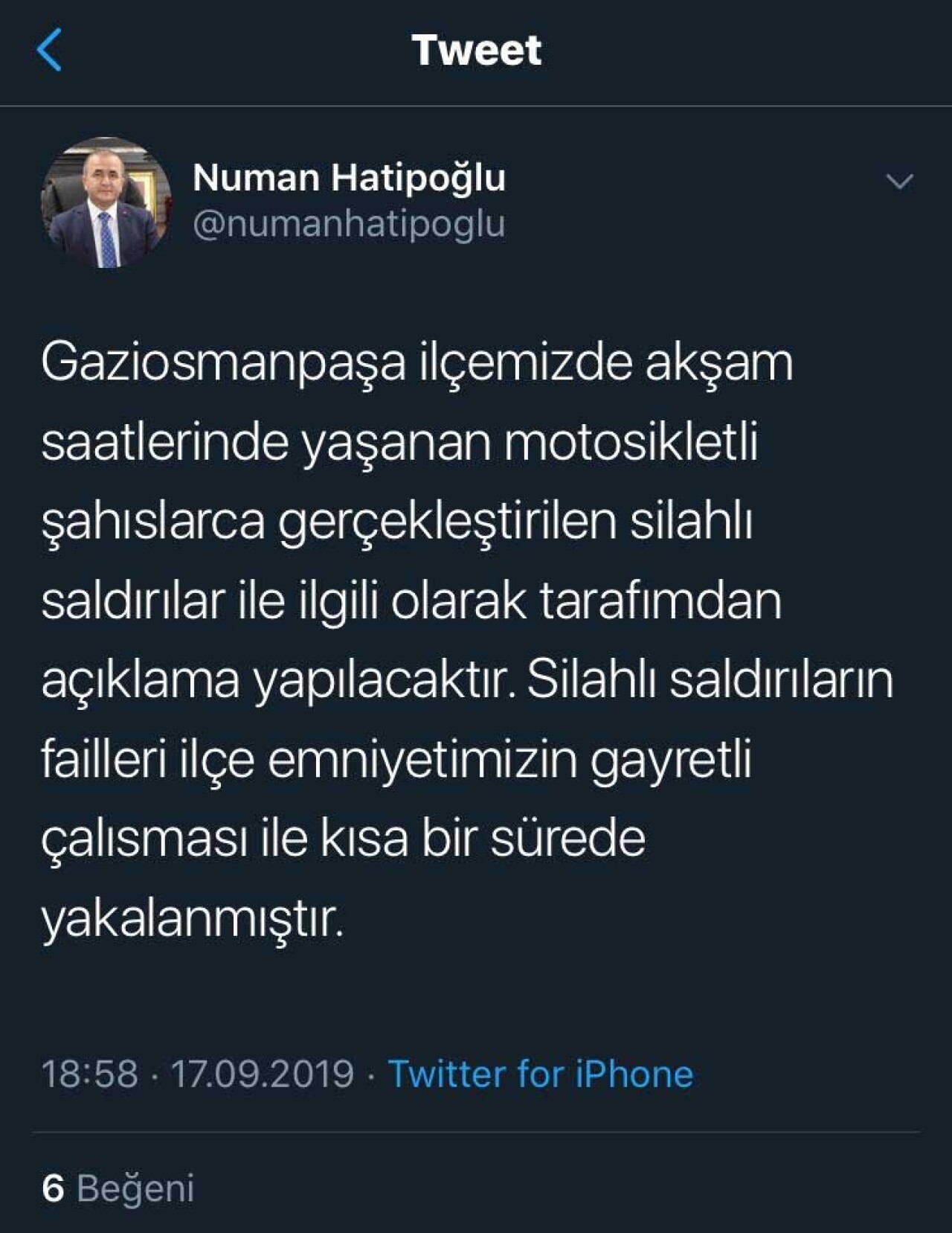 Gaziosmanpaşa Kaymakamı yaşanan saldırılarla ilgili açıklama yapacağını duyurdu