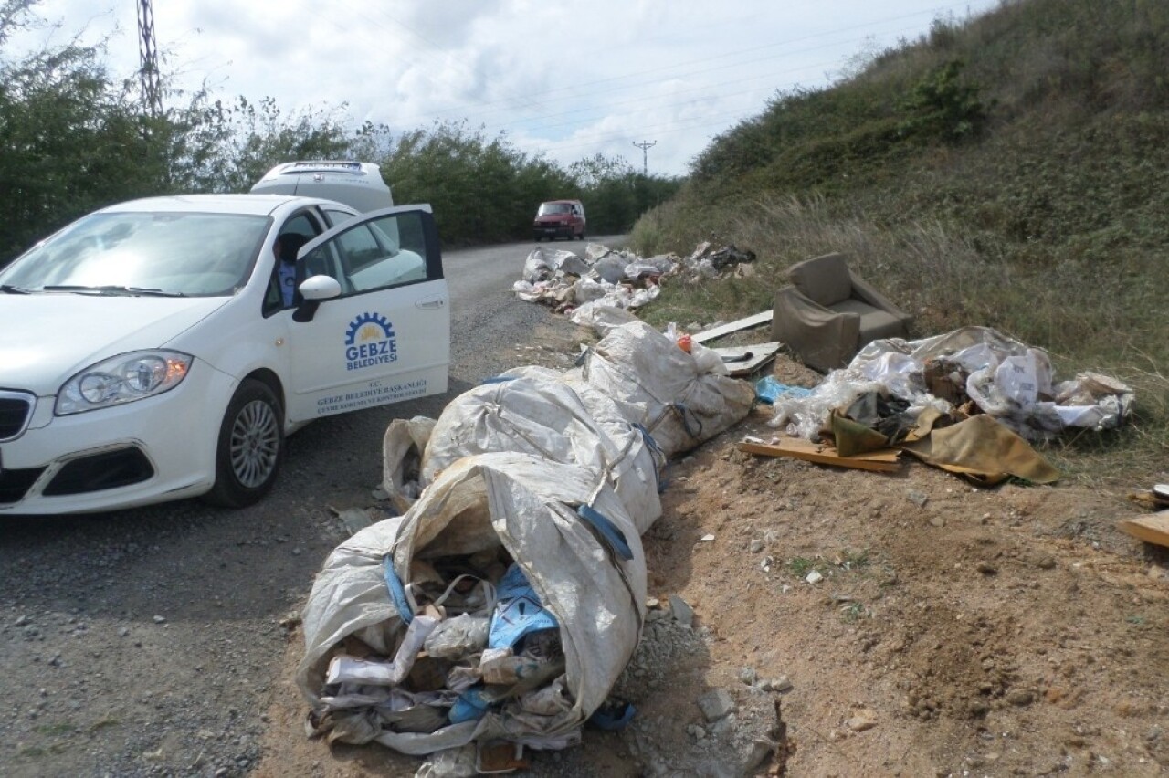 Gebze’de kaçak atığa ceza