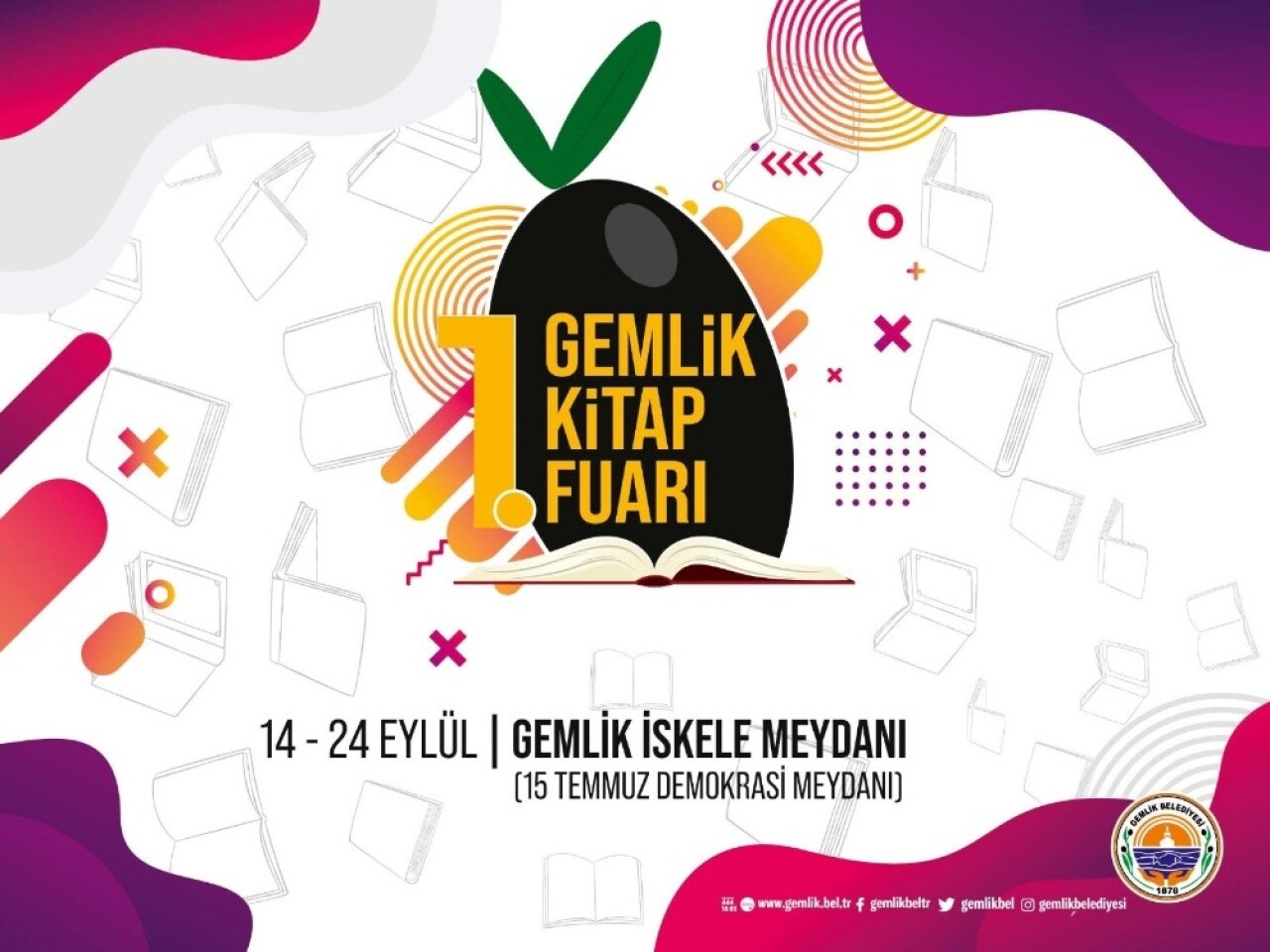 Gemlik 1. Kitap Fuarı kapılarını açıyor