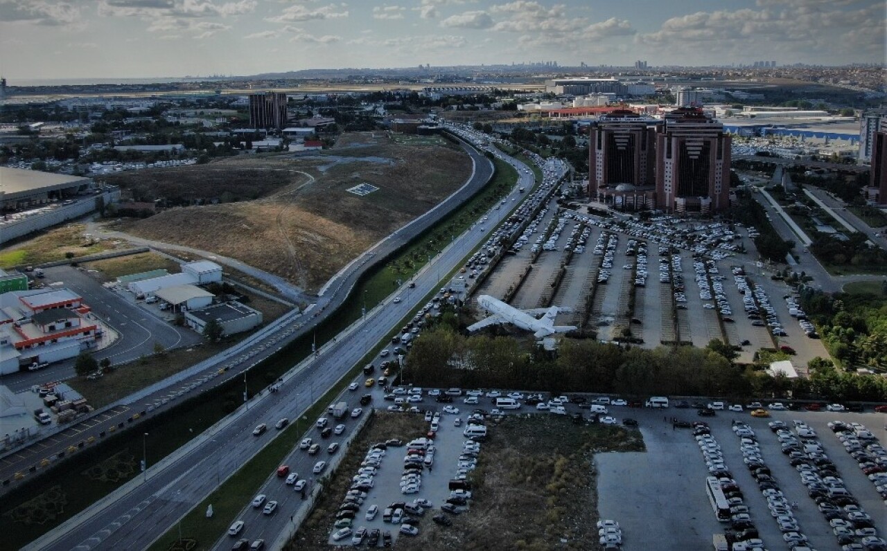 İstanbul’da TEKNOFEST yoğunluğu havadan görüntülendi