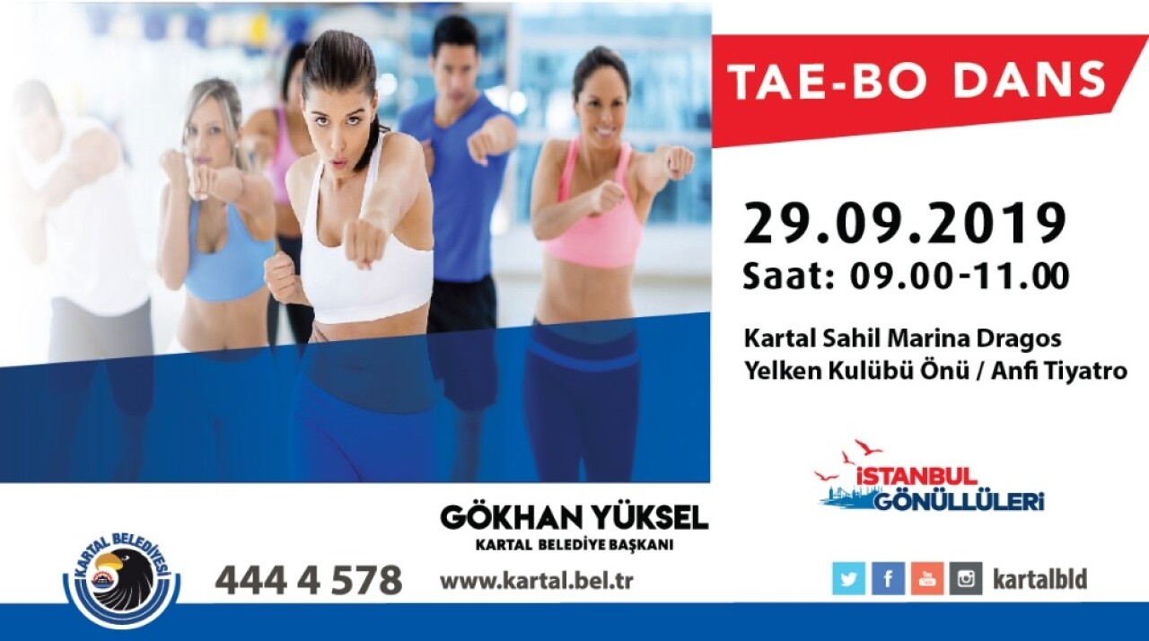 Kartallılar, dövüş sanatının dansla buluştuğu Tae Bo ile form tutacak