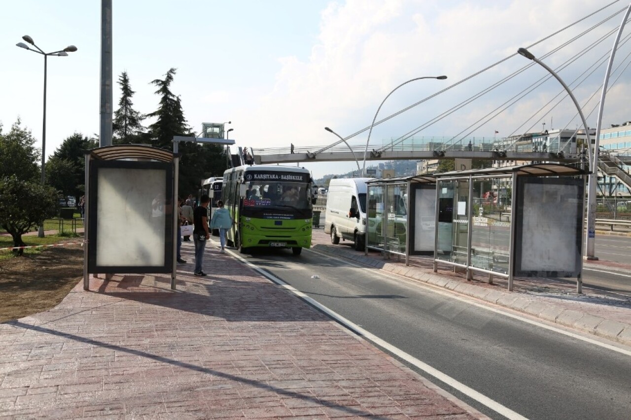 Kent trafiğini rahatlatacak cep durak trafiğe açıldı