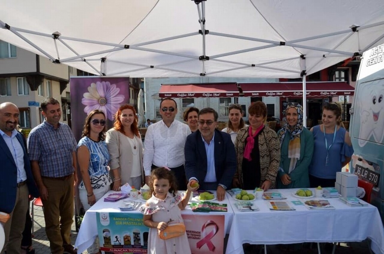 Mudanya’da sağlık sokağı kuruldu