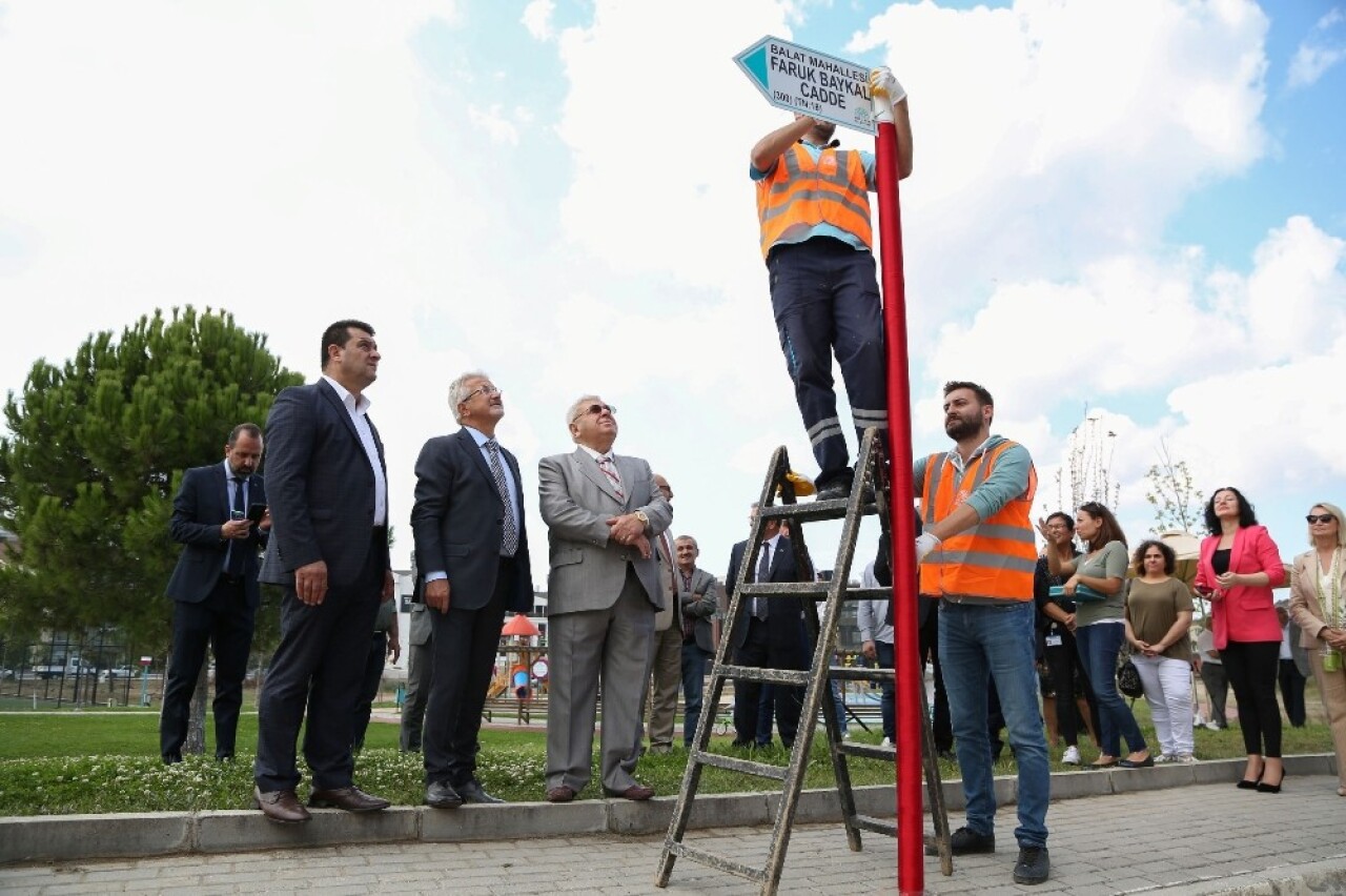 Nilüfer Belediyesi’nden Faruk Baykal’a vefa