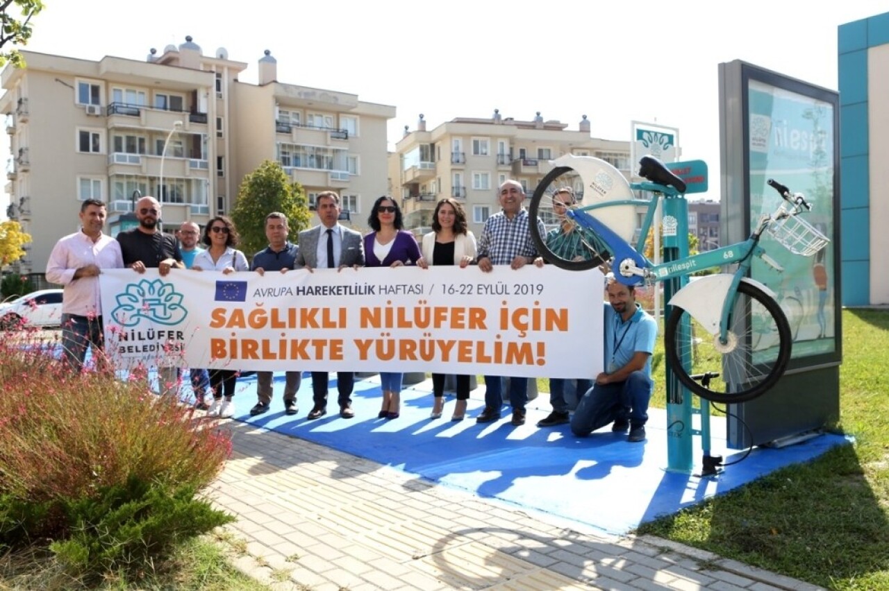 Nilüfer’de bisiklet tamir istasyonları kuruluyor