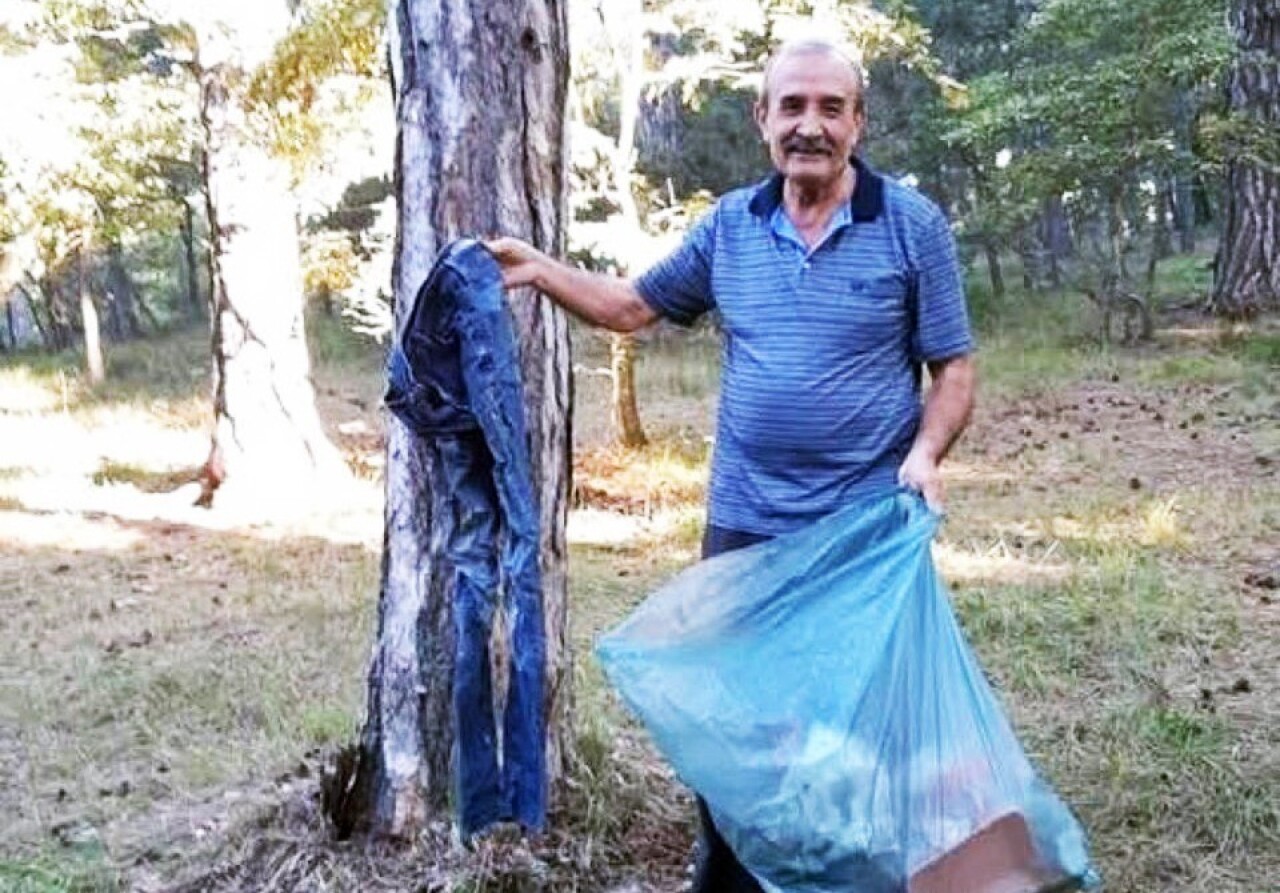 Ormana pantolon bile atmışlar