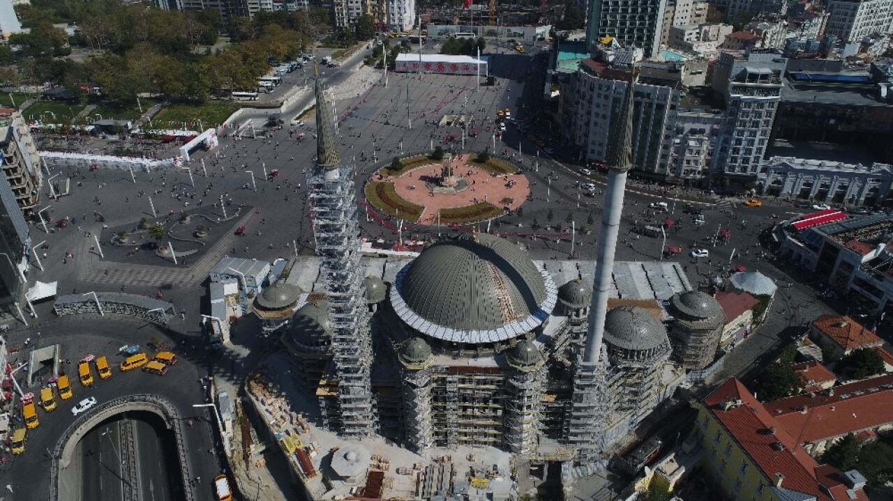 (Özel) Taksim Camii’nin içi ilk kez görüntülendi