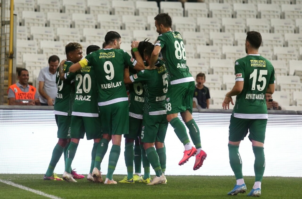 TFF 1. Lig: Bursaspor: 1 - Erzurumspor: 0 (İlk yarı sonucu)