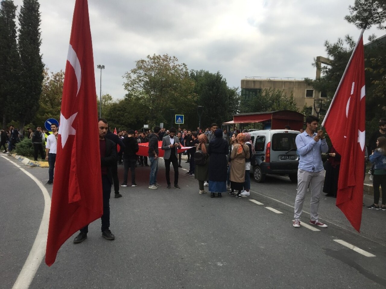 Barış Pınarı Harekatı’na üniversite öğrencilerinden destek