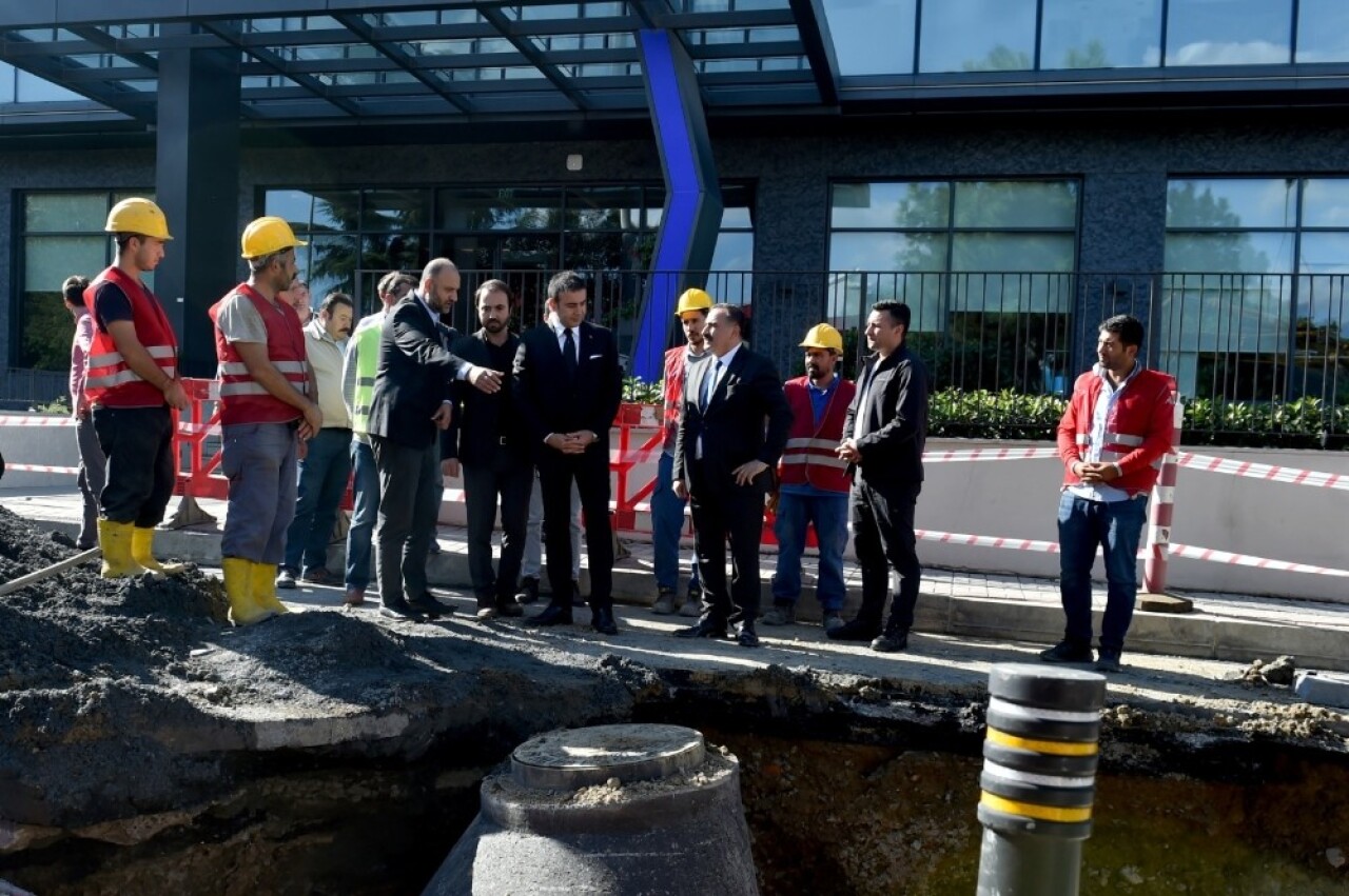 Başkan Akpolat çalışmaları yerinde inceledi