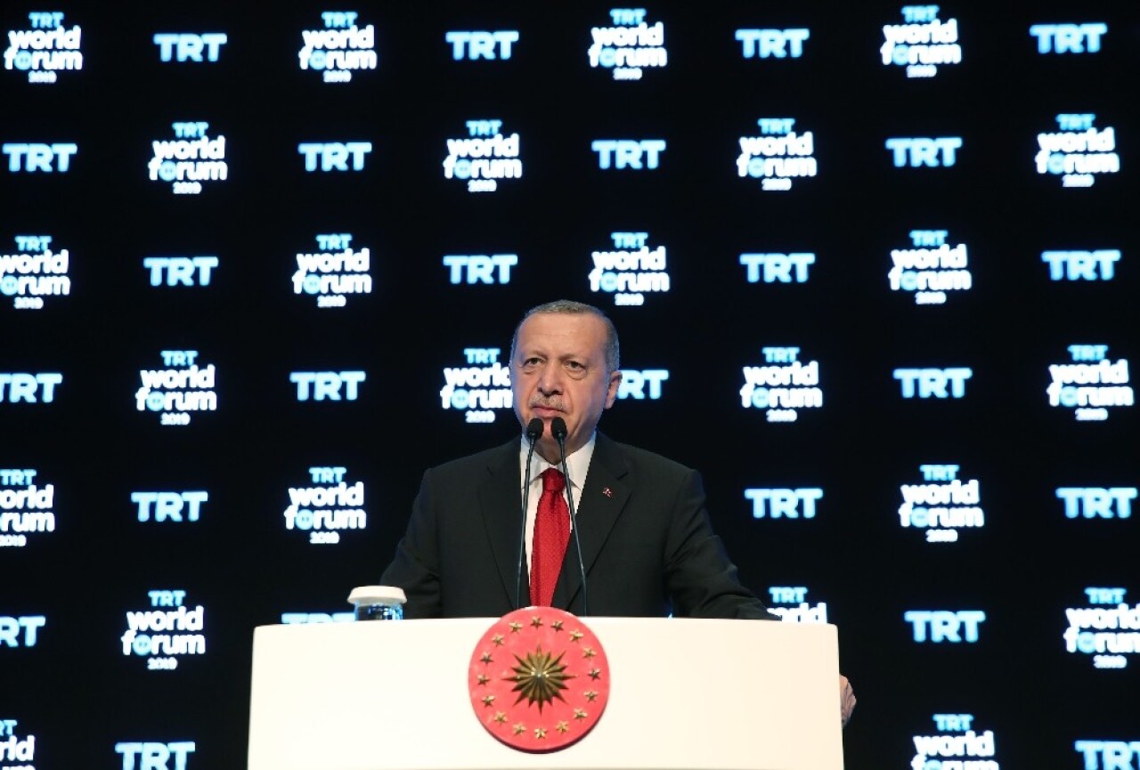 Cumhurbaşkanı Erdoğan’dan harekatı gerekçe göstererek foruma katılmayanlara sert tepki