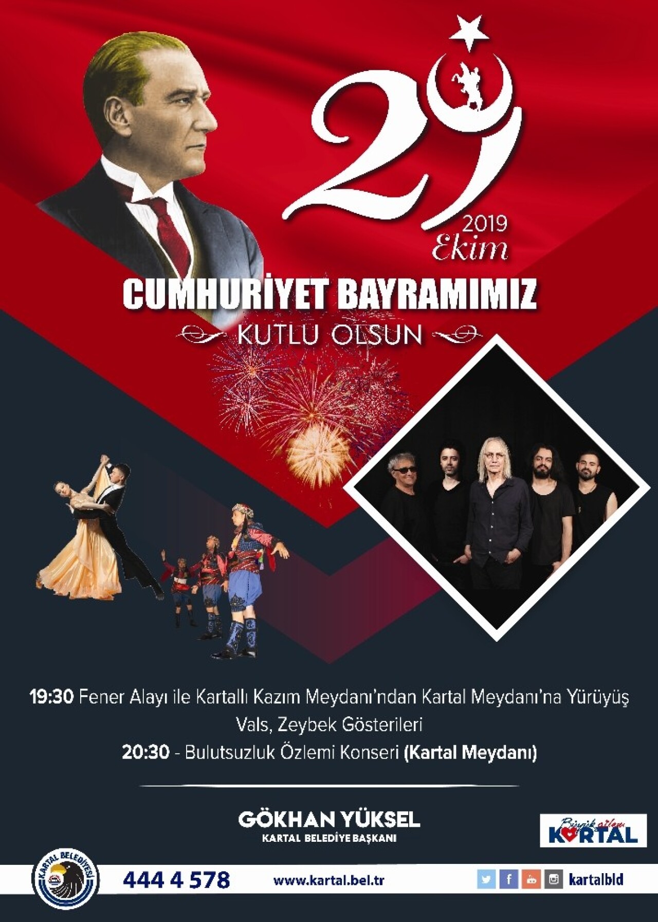 Cumhuriyet’in 96. Yılı Kartal’da coşkuyla kutlanacak