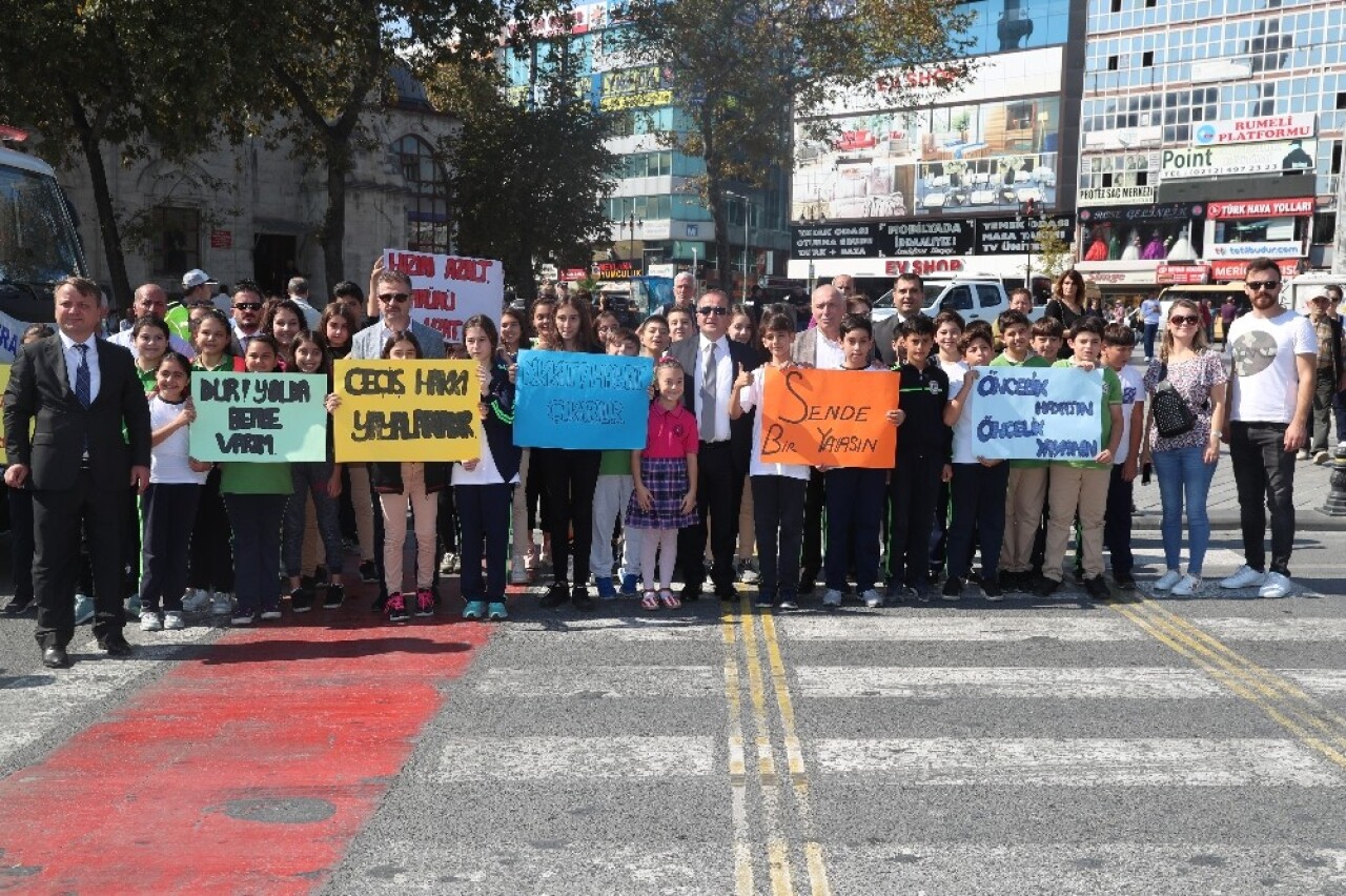 Gaziosmanpaşa’da “Öncelik Hayatın, Öncelik Yayanın” etkinliği düzenlendi