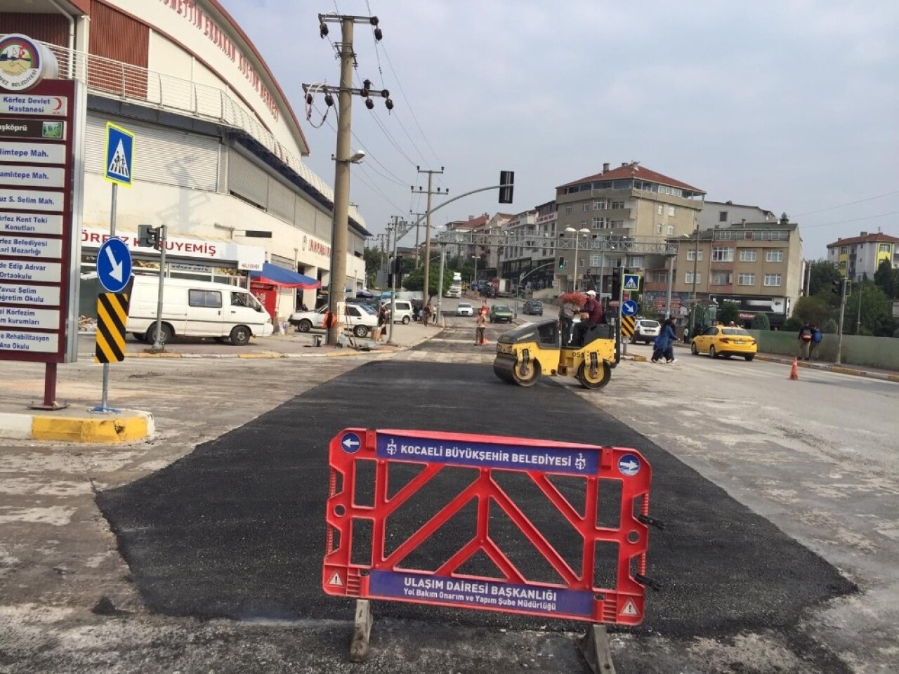 Körfez’in yolları bakımdan geçiyor