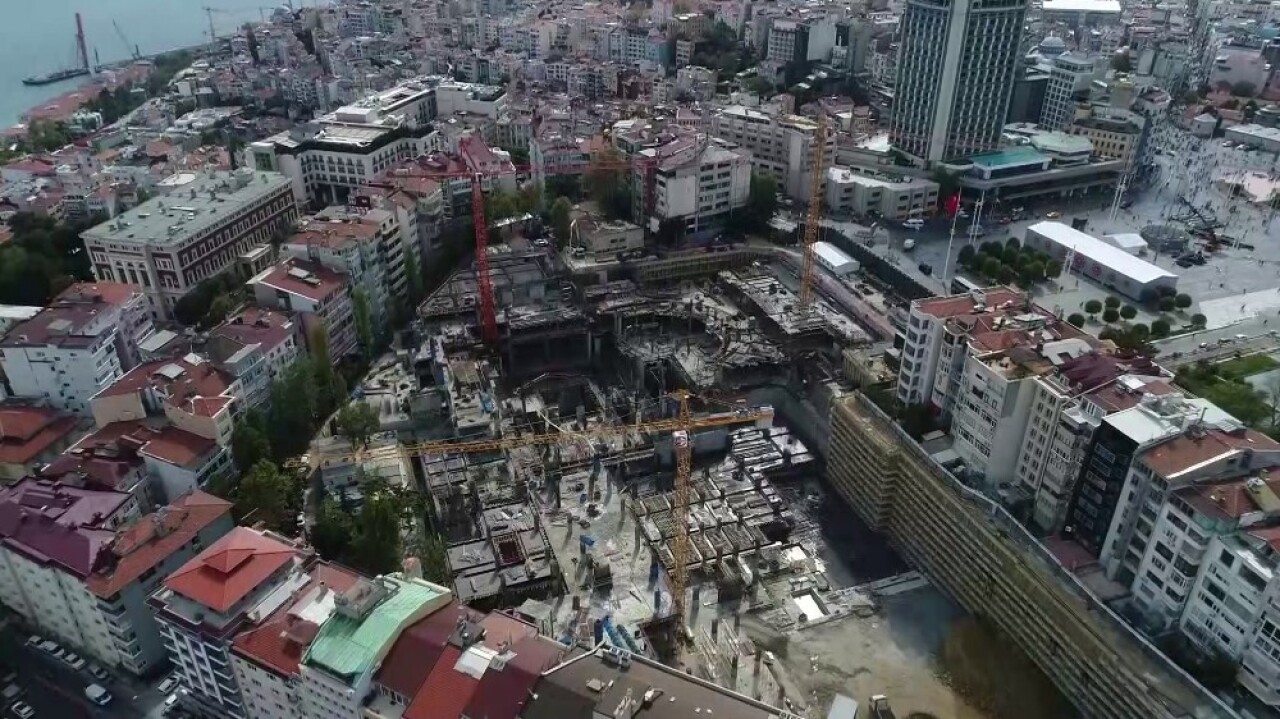 (Özel) AKM’deki son durum havadan görüntülendi